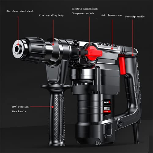 SXTYMV Bohrhammer Schlagbohrmaschine Abbruchhammer Bohrhammer Elektro-Pickel Hochleistungs-Schlagbohrer Industriebeton… – Bild 7