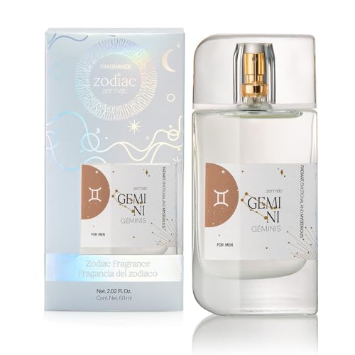 Zermat Gemini Men's Cologne - Fresh Herbal Scent, Long-lasting Fragrance, 2 Fl. Oz, Perfect for Every Occasion, Ideal Gift
