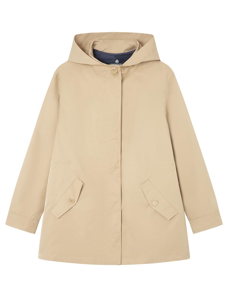 Springfield Abrigo para Mujer Beige XL