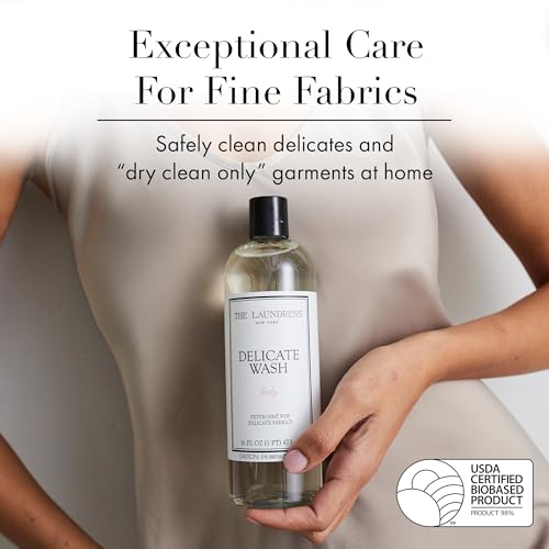 Image of The Laundress Delicate Wash Luxury Liquid Laundry Detergent, 31 Loads, Concentrated Washing Detergent, Lady Scent, Enzyme-Free Hand or Machine Wash Laundry Soap for Silk, Lingerie & More, Pack of 2