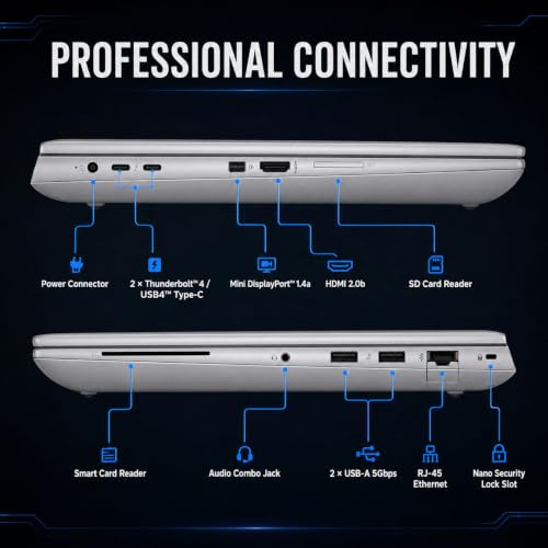 Image of HP ZBook Fury 16 G11 Mobile Workstation Laptop, 16 inch WUXGA, Intel Core i7-13850HX 20-Core, 64GB DDR5 RAM, 2TB NVMe SSD, Intel UHD Graphics, Wi-Fi 7, Bluetooth 5.4, Backlit Keyboard, Windows 11 Pro