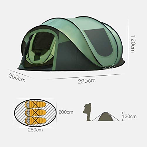 Carpa Pop-up Automática 3-4 Personas Verde miniatura 6
