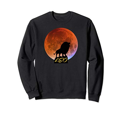 August King Lion Leo T-shirt Art-Moon August Leo Birthday Sweatshirt