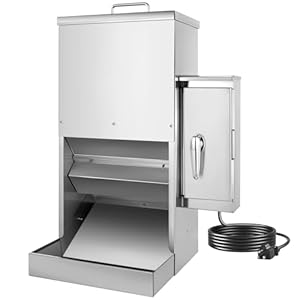 Chipak 16L Large Automatic Dog Feeder with Timer, Stainless Steel Pet Food Dispenser W/Programmable Feeding Schedule for Large Breed Dogs or Cats