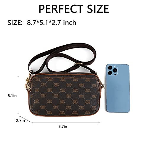 Malirona Small Crossbody Bag for Women,Mini Camera Bags Cell Phone Purse Women's Shoulder Handbags Wallet Purse2