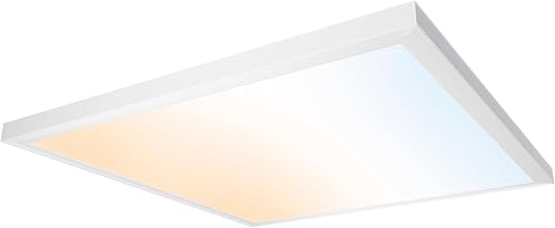 Miniatura 10 de Ultralux Panel de luz LED  Panel de luz LED de montaje en superficie para uso doméstico y oficina  TRIAC regulable, sin parpadeo con temperatura de