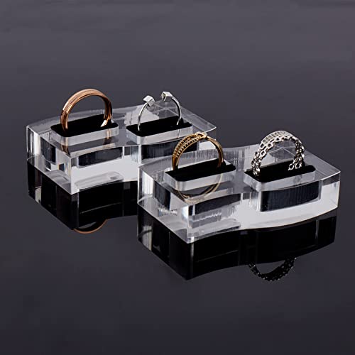 FINGERINSPIRE 2 espositori per anelli in acrilico