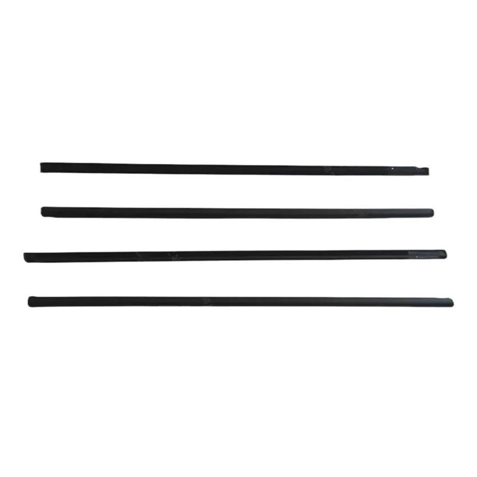 Hlwxmdz One Color 4Pcs Car Outer Windows Rubber Weatherstrip Strip Sealing Belt Moulding Trim For Chevrolet For Cruze 2009-2014 Car Window Seals