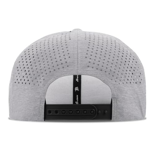 Branded Bills Bare Performance Hat, with Flexfit Sweatband, Adjustable Snapback, Comfort Stretch, Quick Dry, Water Repellent