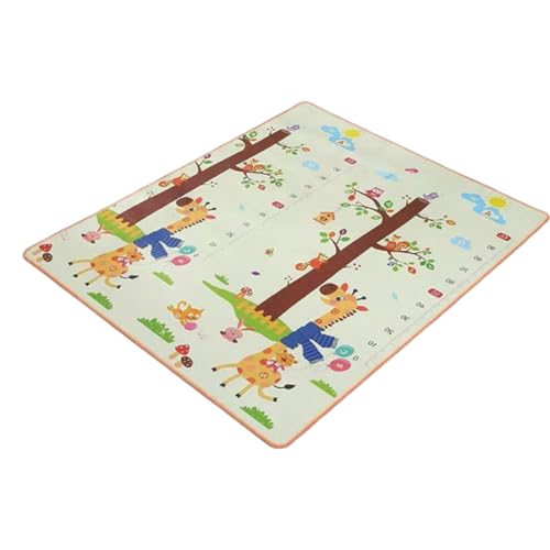 Alfombras de Juego para Habitación Infantil - Alfombra Lavable para Bebés - Base Interactiva Reversible para Gateo Jardín de Infancia Juego Sensorial Interior y Exterior
