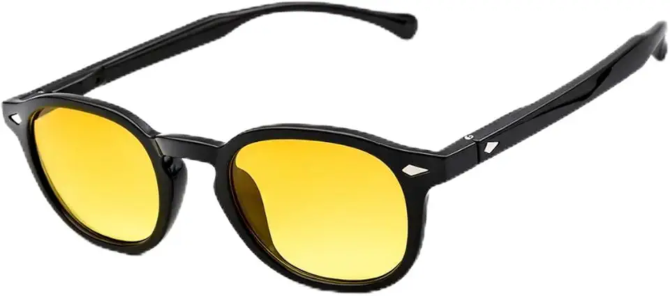 Óculos Gamer Anti Luz Azul Gamer Descanso de Telas Celular Lente Amarela confortável para Dirigir de noite Unissex Masculino e Feminino