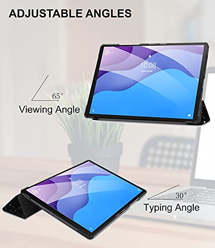 Image of Robustrion Smart Trifold Hard Back Flip Stand Case for Lenovo Tab M10 FHD Plus TB-X606V / TB-X606F / TB-X606X 10.3 inch - Constellation