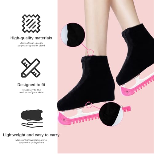 IFOYO Velvet Ice Skate Boot Covers for Figure Roller Skating Protective Waterproof Shoe Covers Fits Kids, Adults, Universal Fit for Ice, Roller Skate Boots by IFOYO - Image 4