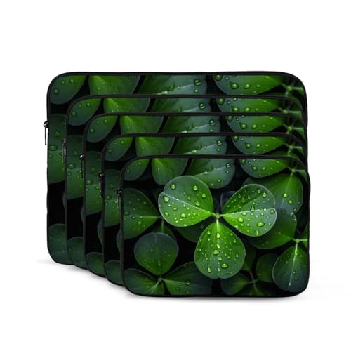Clover Laptop Sleeve Case 12 Inch Suitable for Notebook Computer Tablet Traveling Carrying Simple Case2