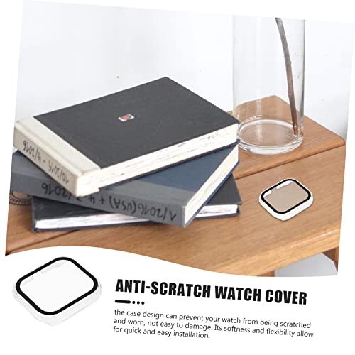 jojofuny Protector De Pantalla para Reloj Lámina Endurecida Antiarañazos y Carcasa Resistente Compatible Mini para Uso Diario - imagen 7
