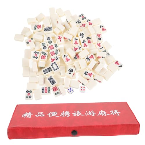 Jeu de mahjong mini-jeu de mahjong chinois de voyage miniature