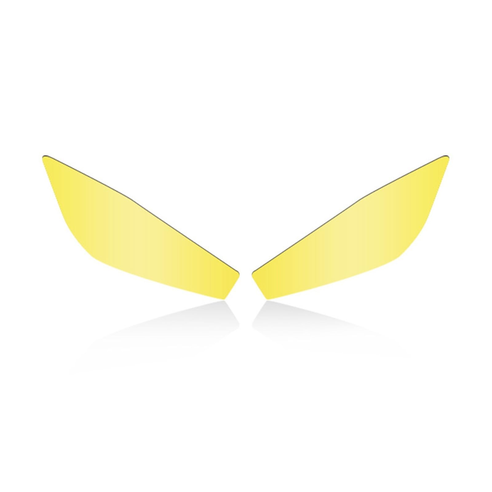 osłona reflektora motocykl Dla KYMCO Xciting S400 Osłona Reflektora Motocykla, Folia Ochronna Zmieniająca Kolor, Soczewka Reflektora metalowy retro grill(Yellow)