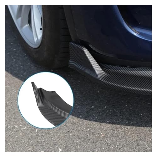Labio del parachoques delantero para Tesla Model Y, kit deportivo de 3 piezas 4