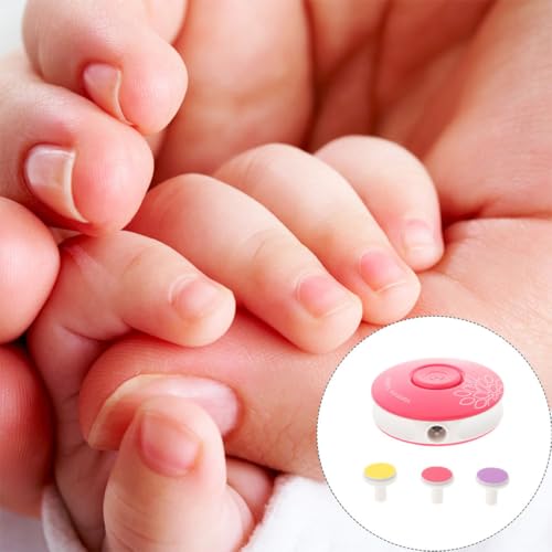Kit manucure électrique pour bébé et enfant avec 3 têtes de meulage interchangeables - 5