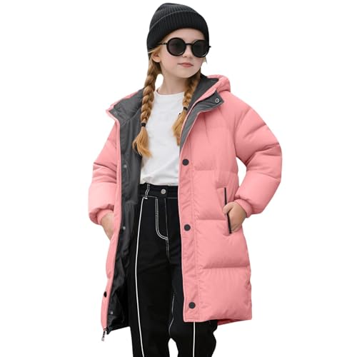 Manteau d'hiver chaud pour fille idéal pour l'école et les sorties de ski