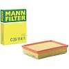 Mann Filter C 25 114/1 Engine Air Filter Replacement With Prefilter Compatible With Select BMW 3 Series (1992-1995, 1999-2006), M3 (2001-2006), 5 Series (2000-2003), Z3, Z4, M Coupe