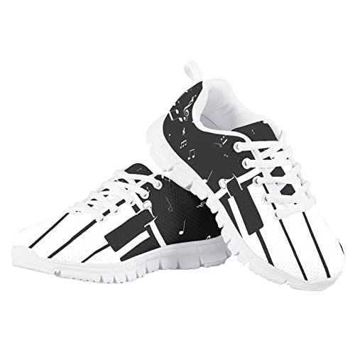 Yzaoxia Girls Tennis Shoes Size 11-5 Lace Up Walking Shoes Mesh Sneakers Athletic Running Shoes4