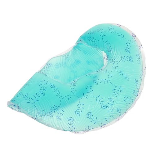 minkissy Almohada Facial para Mesa De -Almohada De Plumón Almohada para La Cara Almohada De Mesa De Cama De Pestañas Almohada De Perfil Bajo Máscara Green Gel De Sílice