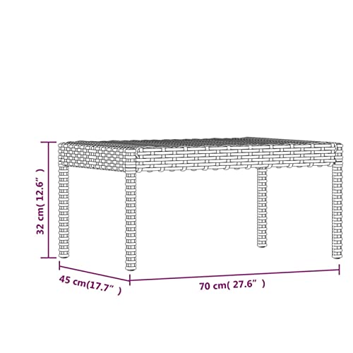 Gecheer 6-TLG. Garten Lounge Set mit Kissen, Loungemöbel Garten Rattan, Lounge Gartenmöbel Set, Terrassenmöbel… – Bild 7
