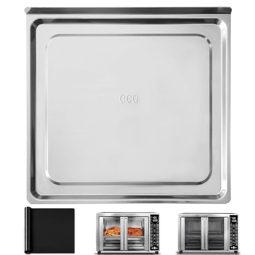 GCQFZ Toaster Oven Replacement Parts Toaster Oven Air Fryer Crumb Tray Drip Tray Accessories for Gourmia GTF7655 GTF7460 17 cooking presets 1700W french door digital air fryer oven 25QT