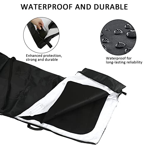 Image of D-Lumina Soft Top Window Storage Bag - Compatible with Jeep Wrangler JL JLU Sports Sahara Freedom Rubicon Unlimited & Gladiator JT 2 /4 Door 2018-2024 2025, Replace OEM 68358392AC