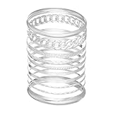 COLORFUL BLING 10Pcs Bohemian Indian Chunky Stackable Bangle Bracelet Set for Women Girl Teen Friend Boho Layered Twisted Bracelet Wedding African Ethnic Jewelry Birthday Gift-D silver-2, Regular