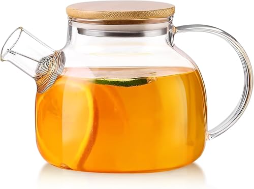 SITIEPA Borosilicate Glass Teapot 33.8oz