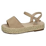 Suela antideslizante XTI 58058, Sandalias Planas, Beige, 36 EU