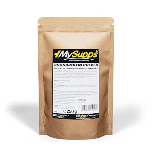 My Supps Chondroitin-Pulver 250g – 100 {af3f15e07c915161e2d45f13e804db14834640bf0292f51fc3af06ce188bbc7f} reines & ultrafeines Chondroitin-Sulfat in Premiumqualität – hochdosiert & ohne Zusatzstoffe – frei von Zucker, Laktose & Farbstoffen, Made in Germany My Supps Chondroitin-Pulver 250g – 100 {af3f15e07c915161e2d45f13e804db14834640bf0292f51fc3af06ce188bbc7f} reines & ultrafeines Chondroitin-Sulfat in Premiumqualität – hochdosiert & ohne Zusatzstoffe – frei von Zucker, Laktose & Farbstoffen, Made in Germany