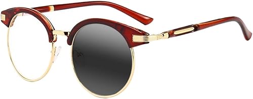 Miniatura 7 de Gafas de lectura de flores redondas multifocales progresivas de metal diseño de moda fotocrómico UV Reader gafas de sol