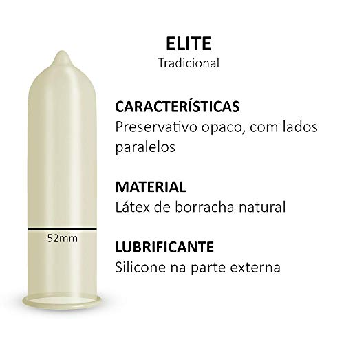 Kit com 60 Preservativo Elite c/ 3 Un cada