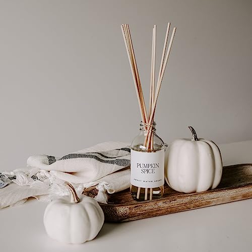 Image of Sweet Water Decor Pumpkin Spice Reed Diffuser Set - Pumpkin, Cloves, Cinnamon, and Vanilla Fall Scented Diffusers - Scent Diffusers for Home, Long Lasting Fragrance, Made in the USA