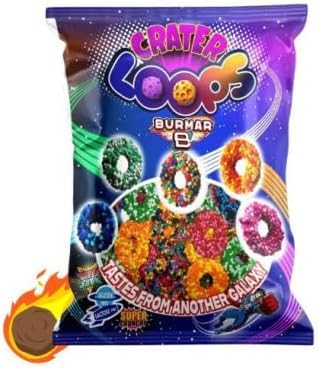 Ichuches Golosinas Asteroides Crunchy Ácidas, Sabores Surtidos, 1kg, Chuches Ácidas, Golosinas de Frutas (Cráter Crunchy)