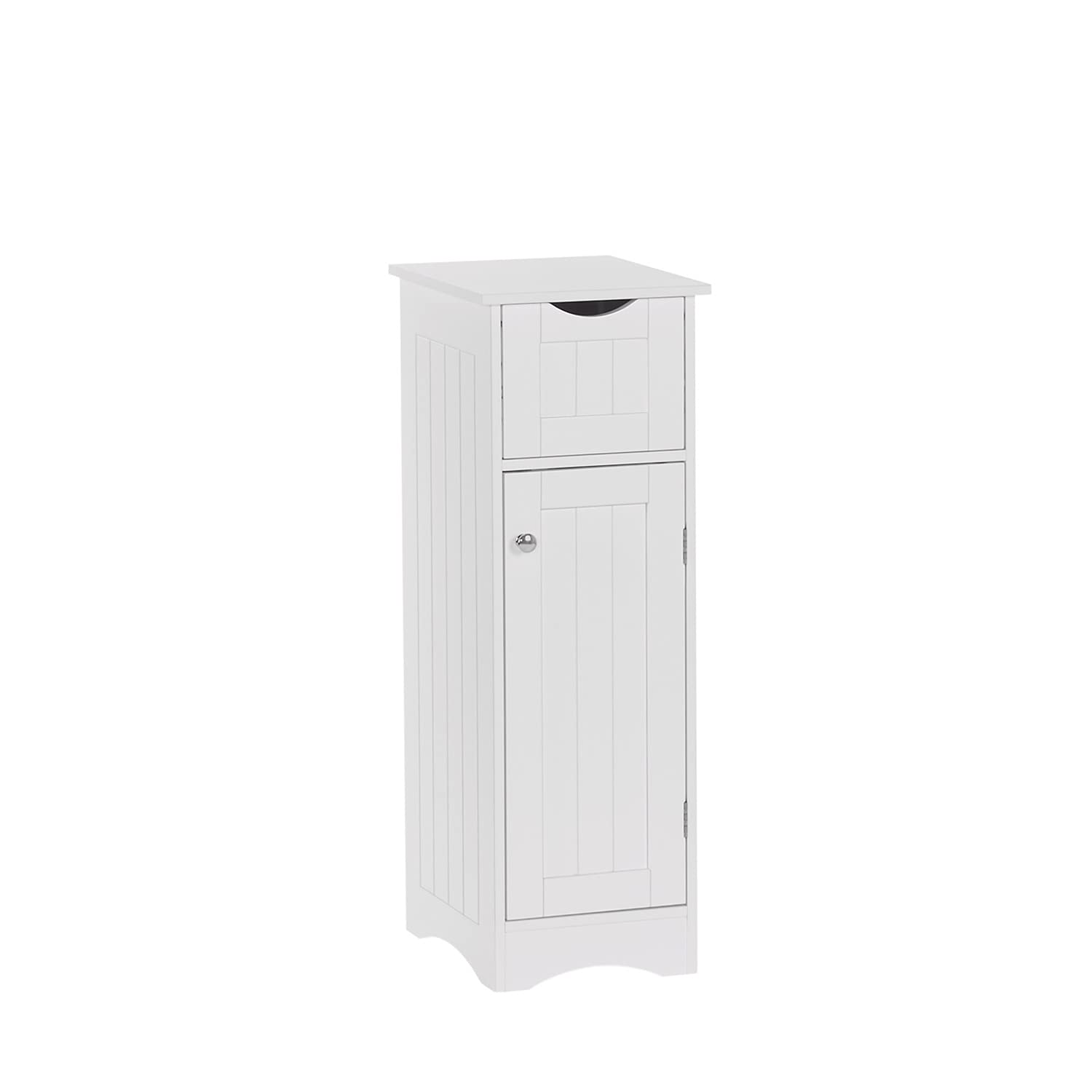 RiverRidge Home Ashland Slim Cabinet with Drawer, White