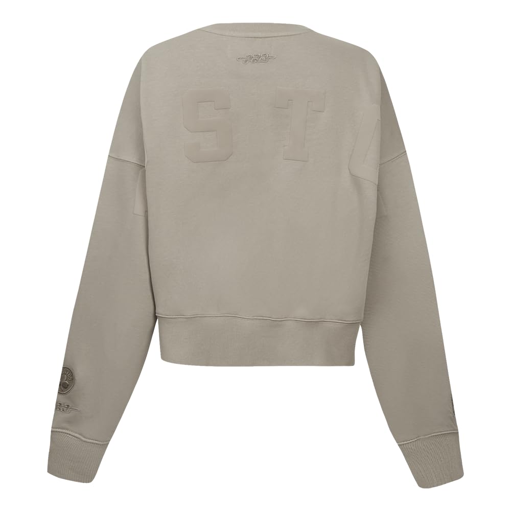 Pro Standard Womens NBA Boston Celtics Wingspan Sweatshirt Taupe S
