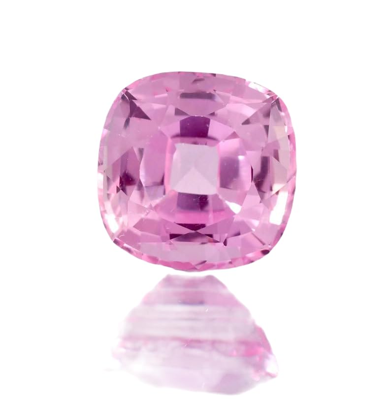 Gemme morganite 9mm pour bague de fiançailles DIY et bijoux fait main