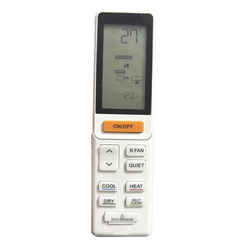 RESORB® RE 243 Compatible for HAIER AC Remote Control with ECO Sensor Button (Match Buttons with Your Old Remote Before Placing Order)