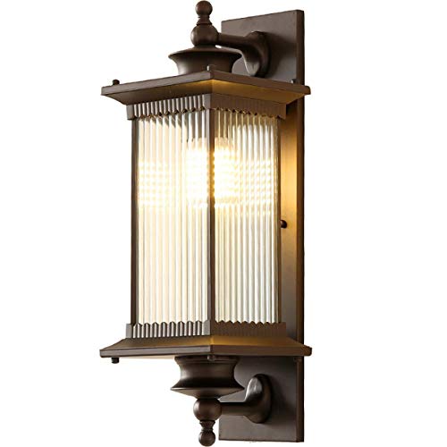 Chinesische Art Retro Outdoor wasserdichte Wandleuchten Außen Wandhalterung Wandleuchte Lampe Antirust Wandleuchte Für Veranda Patio Villa Yard