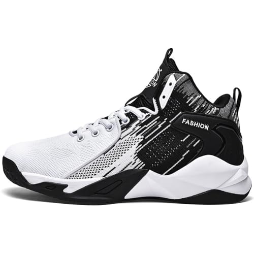 Kmrlofiy Zapatillas de Baloncesto para Hombre Zapatos de Baloncesto Aire Libre Antideslizantes Calzado de Baloncesto Hombre Masculino Deportivas Calzado (CBA-X18, 43EU)