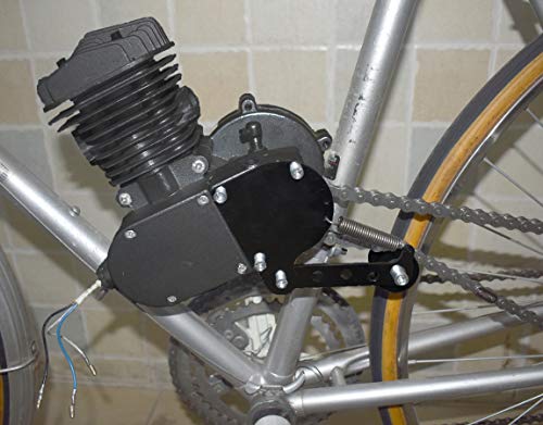 HGC Black Exhaust Pipe Muffler Chain Tensioner 48cc 66cc 70cc 80cc Motorized Bike