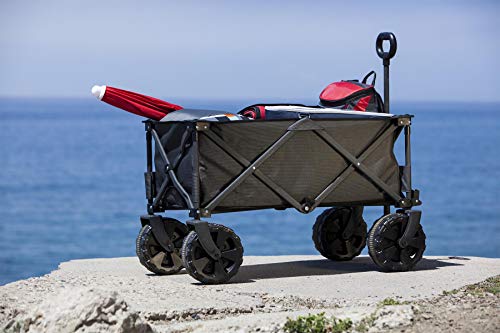 Picnic Time 741-85-679-000-0 Oniva - A Picnic Time Brand Adventure Wagon Elite All-Terrain Folding Beach Wagon With Big Wheels Plus Table Top Lid & Soft Cooler Liner thumb #8