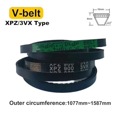Courroie crantée XPZ 1187mm résout patinage sangle transport - 5
