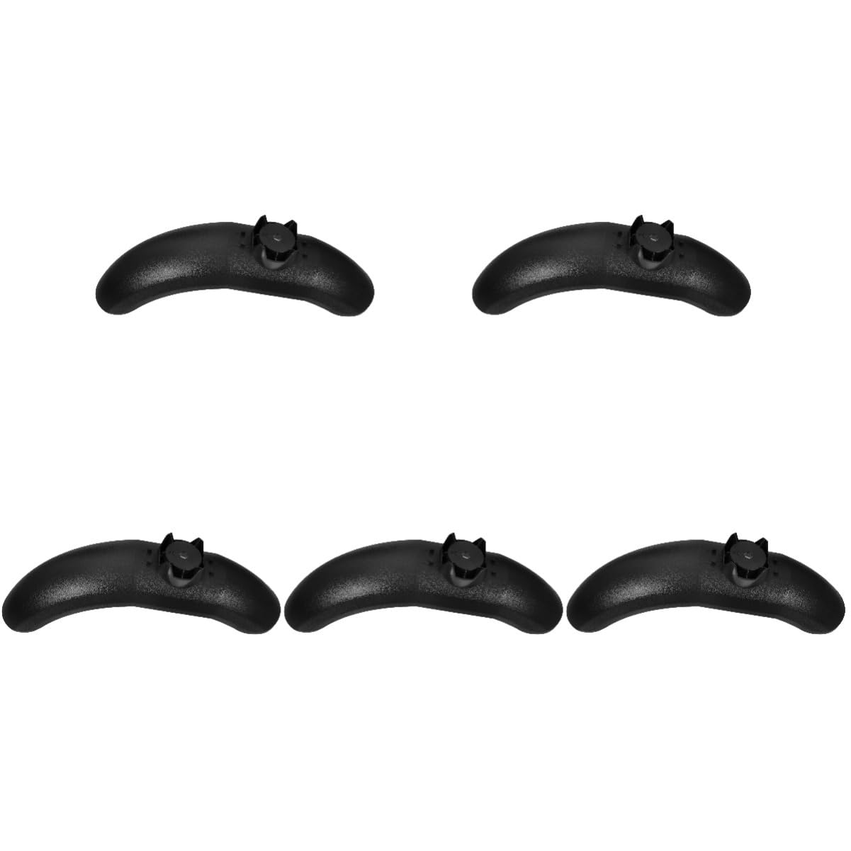 Happyyami 5St Kotflügel vorne Gaspedal Kotflügelhalterung für Rollerhalterung Rad e-Scooter ersatzteile e Scooter ersatzteile Scooter-Versorgung Kotflügelhalterungen für Roller Plastik Black