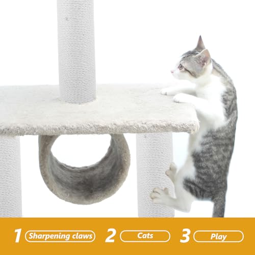 Rascador para Gatos con Cuerda de Sisal 40cm x 8cm miniatura 3