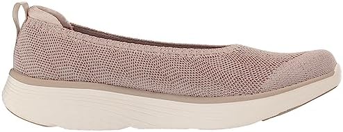Skechers Women's MAX Cushioning LITE-Knit Ballet Flat, Taupe, 9.5 | Image 5